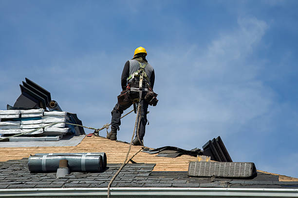 Professional Metal Roofing technician working in Ulm, MT